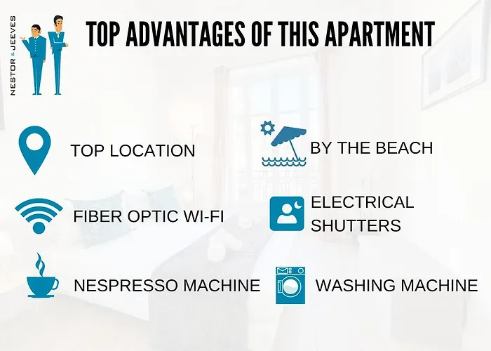 Nestor&jeeves - Bleu Buffa - Location Appartement